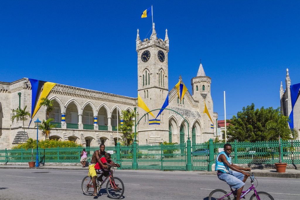 Barbados Parliament buildings in Bridgetown