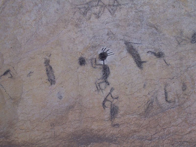 Pictographs in 'Cueva Numero Uno'