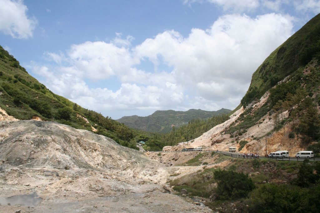 Sulphur Springs in St. Lucia